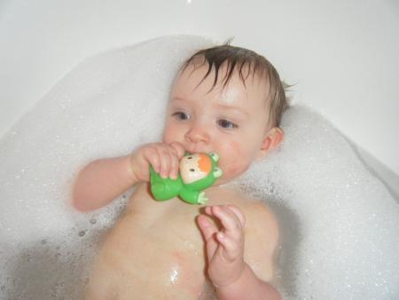 Erika au bain